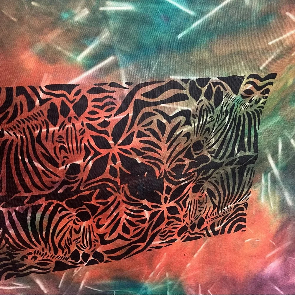Handmade Tablecloth Africa Zebra Tablecloth Dyed‎ Rectangular 75